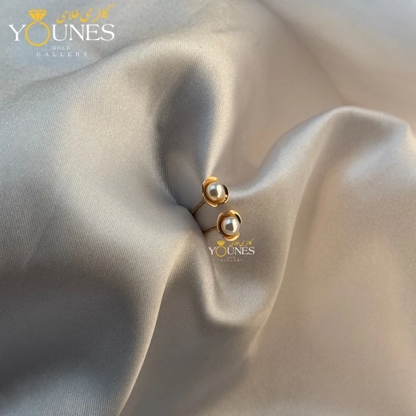 گوشواره میخی مروارید طلا